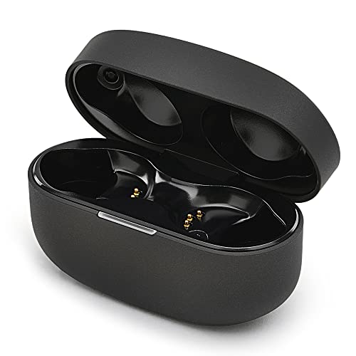 Sony WF-1000XM4 Replacement OEM Charging Case (Black) Bundle with Silicone Case Compatible for Sony WF-1000XM4 Noise Canceling Truly Wireless Earbuds (2 Items)