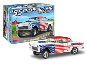 revell 14519 1955 chevrolet bel air street machine 2n1 1:24 scale 92-piece skill level 4 model car building kit