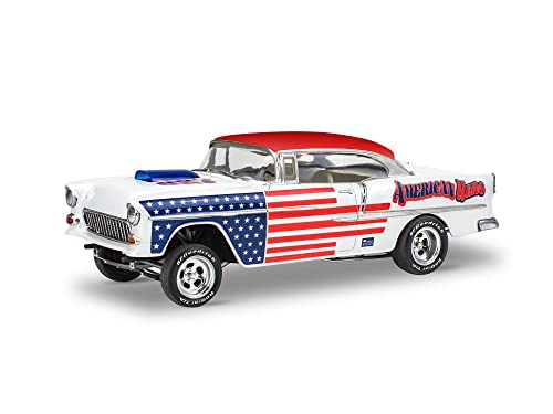 Revell 14519 1955 Chevrolet Bel Air Street Machine 2N1 1:24 Scale 92-Piece Skill Level 4 Model Car Building Kit