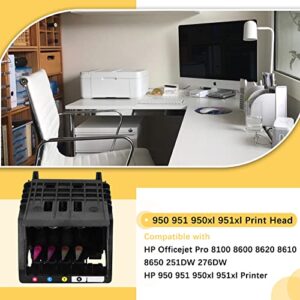 950 951 950xl 951xl Print Head Replacement Kit for HP Officejet Pro 8100 8600 8620 8610 8650 251DW 276DW,Printer Replacement Parts Printhead Print Head