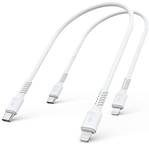 1ft usb-c to lightning cable short, 2pack usb type c to lightning cable fast charging usb c to iphone charger cord compatible with apple iphone 13 12 pro max 11 x xs xr 8 7 6 plus 5 se ipad air/mini