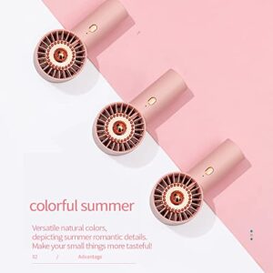 無品牌 GKI Mini handheld fan, USB Rechargeable Small Cooling Fan, Battery Operated Personal Fan. (ROSE GOLD)