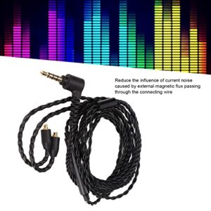 Kafuty-1 Headphone Upgrade Cable,Replacement Audio Cable Upgrade Headphone Cord,with Volume Control and Mic,Compatible with Headset with MMCX Interface SE846 SE535 UE900,etc.