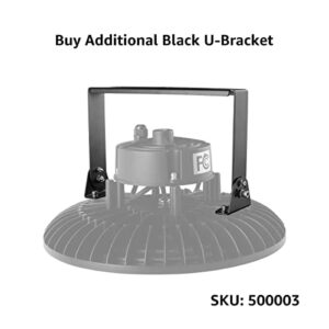 Lepro UFO LED High Bay Light 240W, 34,800lm 5000K Daylight, 800W HPS Equivalent, 0-10V Dimmable Commercial Warehouse LED Lighting, Waterproof IP65, 120-277V, 90° Beam, Industrial Ceiling Light Fixture