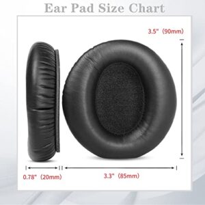 YunYiYi Replacement Earpads Memory Foam Compatible with Silensys E7 Cowin E7 Active Noise Cancelling Headphones Parts Ear Cushions (Black)