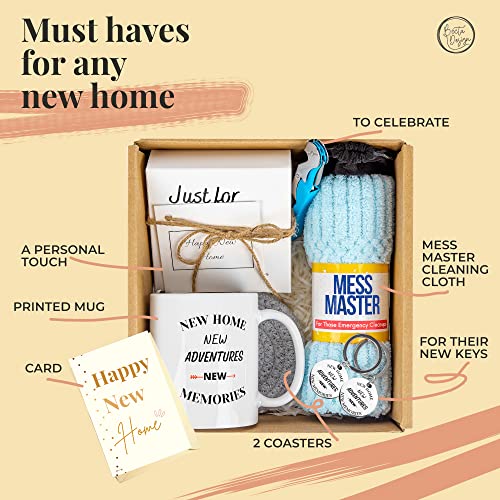 BECTA DESIGN Housewarming Gifts For New Home - Packed With New House Gift Ideas And New Apartment Essentials - The Perfect Moving Gifts For Couples Or Individuals Making The Big Move (6 Piece Bundle)