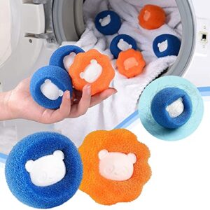 pet hair remover for laundry, laundry pet hair catcher, washing machine hair catcher, washing balls dryer balls for clothing dog cat pet fur remover 9 pcs