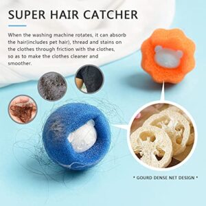 Pet Hair Remover for Laundry, Laundry Pet Hair Catcher, Washing Machine Hair Catcher, Washing Balls Dryer Balls for Clothing Dog Cat Pet Fur Remover 9 Pcs