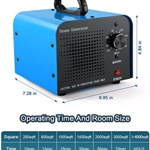 ECNLAN 0zone Generator, 30000mg/h 0zone Machine Ionizer for Home/Basement/Smoke/Pet Room