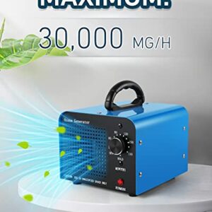 ECNLAN 0zone Generator, 30000mg/h 0zone Machine Ionizer for Home/Basement/Smoke/Pet Room