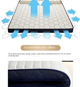 zyhfcfff-sd Double Mattress,Confortable Memory Foam Mattress, Medium Firm Soft Over Mattress, Mattress King Size,Single Mattress,6cm 90x200cm