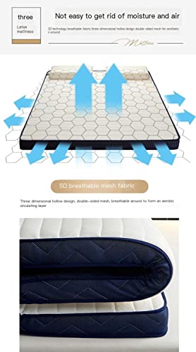 zyhfcfff-sd Double Mattress,Confortable Memory Foam Mattress, Medium Firm Soft Over Mattress, Mattress King Size,Single Mattress,6cm 90x200cm