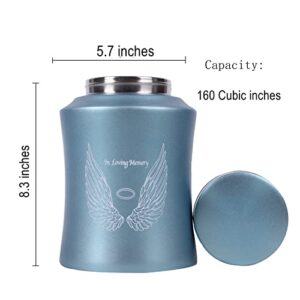 Angle Wings Urns for Human Ashes - Cremation Urns Adult for Funeral, Burial or Home - Decorative Urn for Ashes Male Female