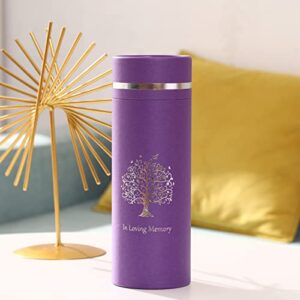 50 lbs Small Tree of Life Eco Scattering Urns – Biodegradable Scatter Tube for Ashes - Cremation Urns for Human Ashes - Urns for Ashes Male Female (Purple Tree(Set of 1))