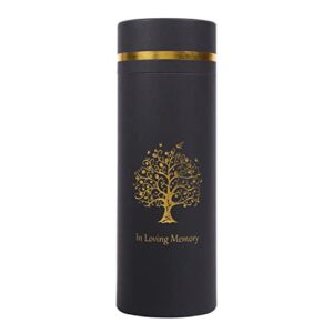 50 lbs small tree of life eco scattering urn – biodegradable scatter tube for ashes - cremation urn for human ashes - urns for ashes male female (set of 1)