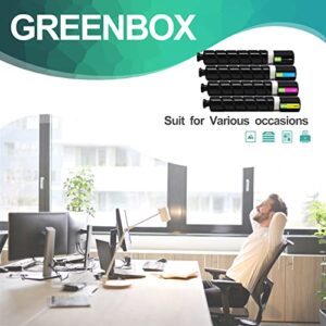 GREENBOX Remanufactured GPR51 High Yield Toner Cartridge Replacement for GPR-51 GPR51 8516B003AA 8517B003AA 8518B003AA 8519B003AA for ImageRunner Advance C250 C250if C350 C350if Printer (4Pack)