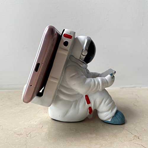 FORTMATE Creative Astronaut Phone Holder, Desktop Cell Phone Stand Compatible with All Mobile Phones,iPhone,Switch,iPad,Tablet