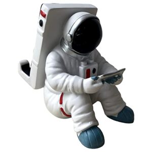 FORTMATE Creative Astronaut Phone Holder, Desktop Cell Phone Stand Compatible with All Mobile Phones,iPhone,Switch,iPad,Tablet