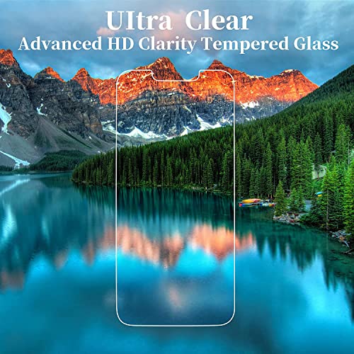 xiwxi Compatible With iPhone 13/iPhone 14 Tempered Glass Screen Protector [6.1 inch]-[2 Pack]