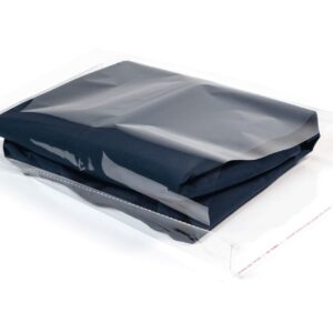 9 x 13 Inch Clear Apparel Bags Self Seal Flap for T-shirt,Clothes,Party Wedding Gift Bags (200)