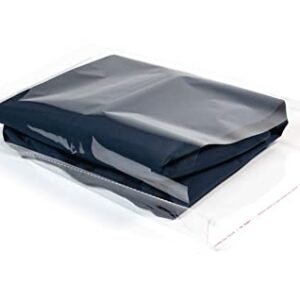 9 x 13 Inch Clear Apparel Bags Self Seal Flap for T-shirt,Clothes,Party Wedding Gift Bags (100)