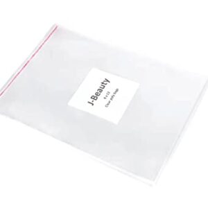 9 x 13 Inch Clear Apparel Bags Self Seal Flap for T-shirt,Clothes,Party Wedding Gift Bags (100)