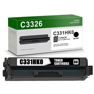 c3326 c331hk0 toner cartridge replacement for lexmark c3326 toner mc3326adwe mc3326i c3326dw printer, 1 pack black-sold by icewen