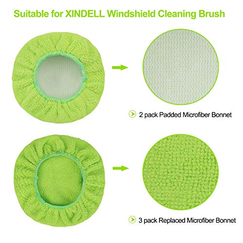 Product Image Xindell New Windshield Cleaner, Car Inside Window Cleaning Tool Microfiber Wand with Replaced Microfiber Cleaning Clothes(7 Pack)