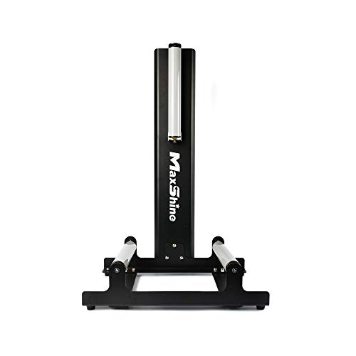 Maxshine Car Detailing Rolling Wheel Stand, WS01-XL, 360 Tire & Wheel Detailing System, Automotive Detailing Equipment, Rim Cleaner Stand, Tire Cleaner Stand, Tire Shine Applicator Stand (XLarge)