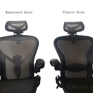 New Headrest for Herman Miller Classic and Remastered Aeron Office Chair Black Headrest Only - Chair Not Included