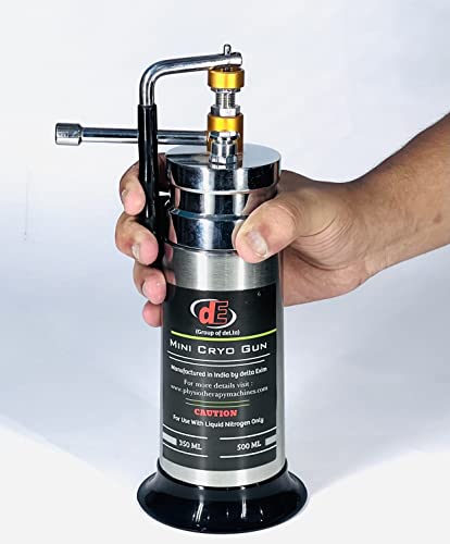 Mini Cryo Gun Liquid Nitrogen Spray Can for Dermatology, New Cryo 350 ML Capacity by Group Of Delta