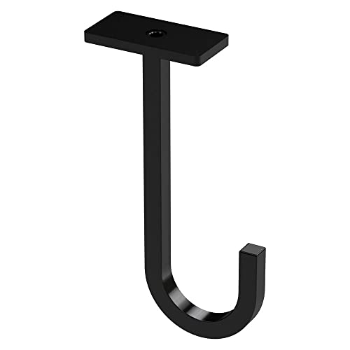 National Hardware N275-510 Extended Ceiling Hook, 5", Black