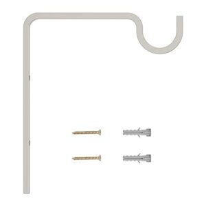 National Hardware N275-509 Extended Wall Hook, 9", Satin Nickel