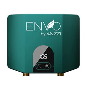 ANZZI Envo Anzzi Electric Tankless Water Heater 3.5 KW at 120 Volts Instant Hot Water Small Enough to Install Anywhere - For for any bathroom sink or kitchen sink | WH-AZ035-M1