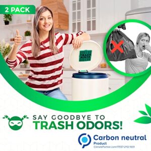 Refrigerator, Fridge, Freezer Deodorizer and Odor Eliminator (2 Pack) and Trash Can Deodorizer and Odor Eliminator (2 Pack)