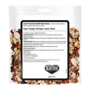 Kaytee Food From The Wild Natural Pet Bird Snack Food Treats For Parakeets, Cockatiels, Lovebirds, and Small Conures, 3 oz