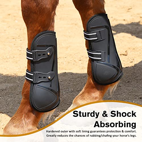 CareMaster Horse Tendon Boots Open Front/Fetlock Boot for Horse Set of ...