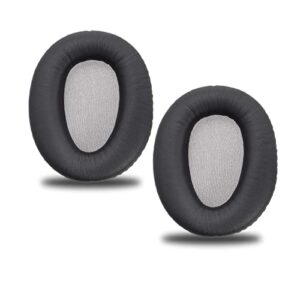 1 pair earpads compatible with sony wh-ch700n mdr-zx770bn zx780dc headphones replacement ear cushions heaset repair parts black