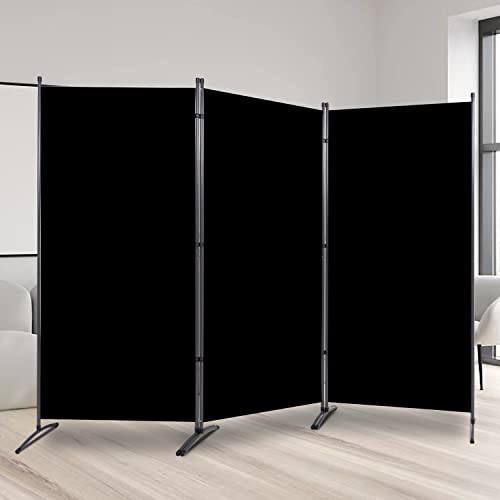 YASRKML 3 Panel Room Divider, Folding Privacy Screen for Home, Dorm ...