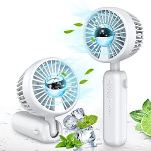 mini handheld fan,new semiconductor refrigeration hand fan for fast cooling ,usb rechargeable fan personal, battery operated 3 speed small fan,mini size perfect for kids,home,outdoor,office,travel
