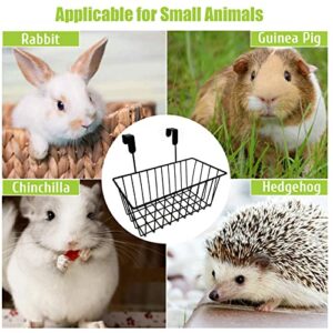 BNOSDM Rabbit Hay Feeder Bunny Hay Holder for Cage Hanging Guinea Pig Hay Rack Mental for Rabbits Bunnies Guinea Pig Chinchilla