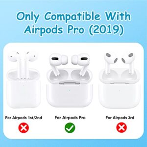 Besoar for Airpods Pro 2019/Pro 2 Gen 2022 Case Cute for Women Girls Girly Aesthetic Red Heart Cases with Keychain Buckle for Airpod Pro Pretty Lovely Silicone Cover Design Covers for Air Pods Pro…