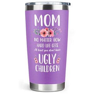 umacvn gifts for mom from daughters, son, husband - mom gifts, mother gifts - mothers day gifts, birthday gifts for mom - gift for mom, mom gift ideas - 20 oz stainless steel tumbler
