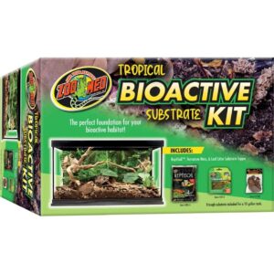 zoo med tropical bioactive substrate kit for terrariums