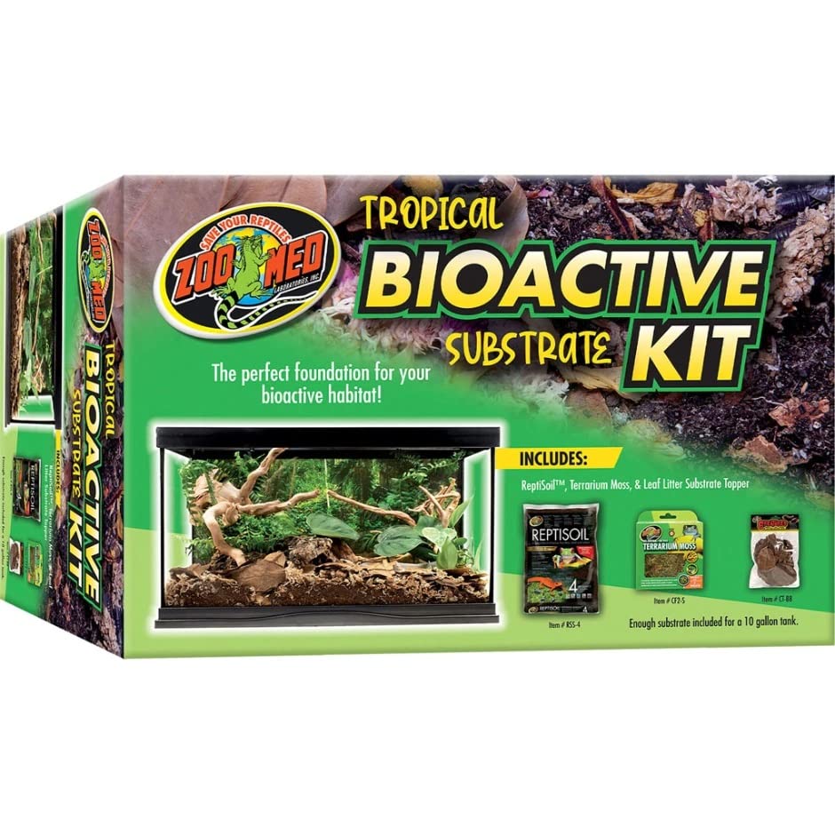 Zoo Med Tropical Bioactive Substrate Kit for Terrariums