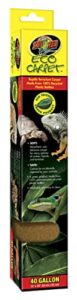 zoo med eco carpet reptile terrarium carpet: 40 gallon, made from 100% recycled plastic bottles