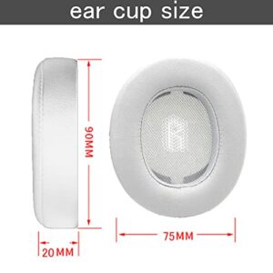 Aiivioll Replacement Ear Pads Compatible with E55BT Headphones Ear Pads Headset Ear Pads Protein PU Leather Ear Pads Repair Parts(Gray)