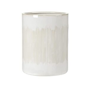 motifeur bathroom wastebasket - resin decorative trash can (ivory)…