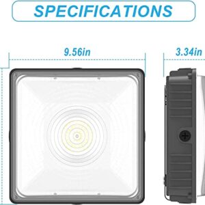 FUHAI LED Canopy Light Fixture,70W,300W HID/HPS Replacement, 9.5 x 9.5 , LED Shop Light, 5700K, AC100-277V, IP65 Waterproof YZD-2022 LED canopy light 2022