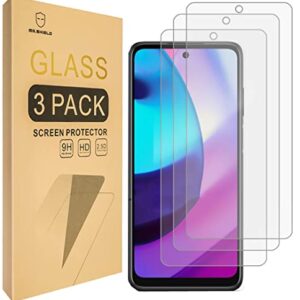 Mr.Shield [3-Pack] Designed For Motorola Moto G 5G (2022) [Tempered Glass] [Japan Glass with 9H Hardness] Screen Protector with Lifetime Replacement